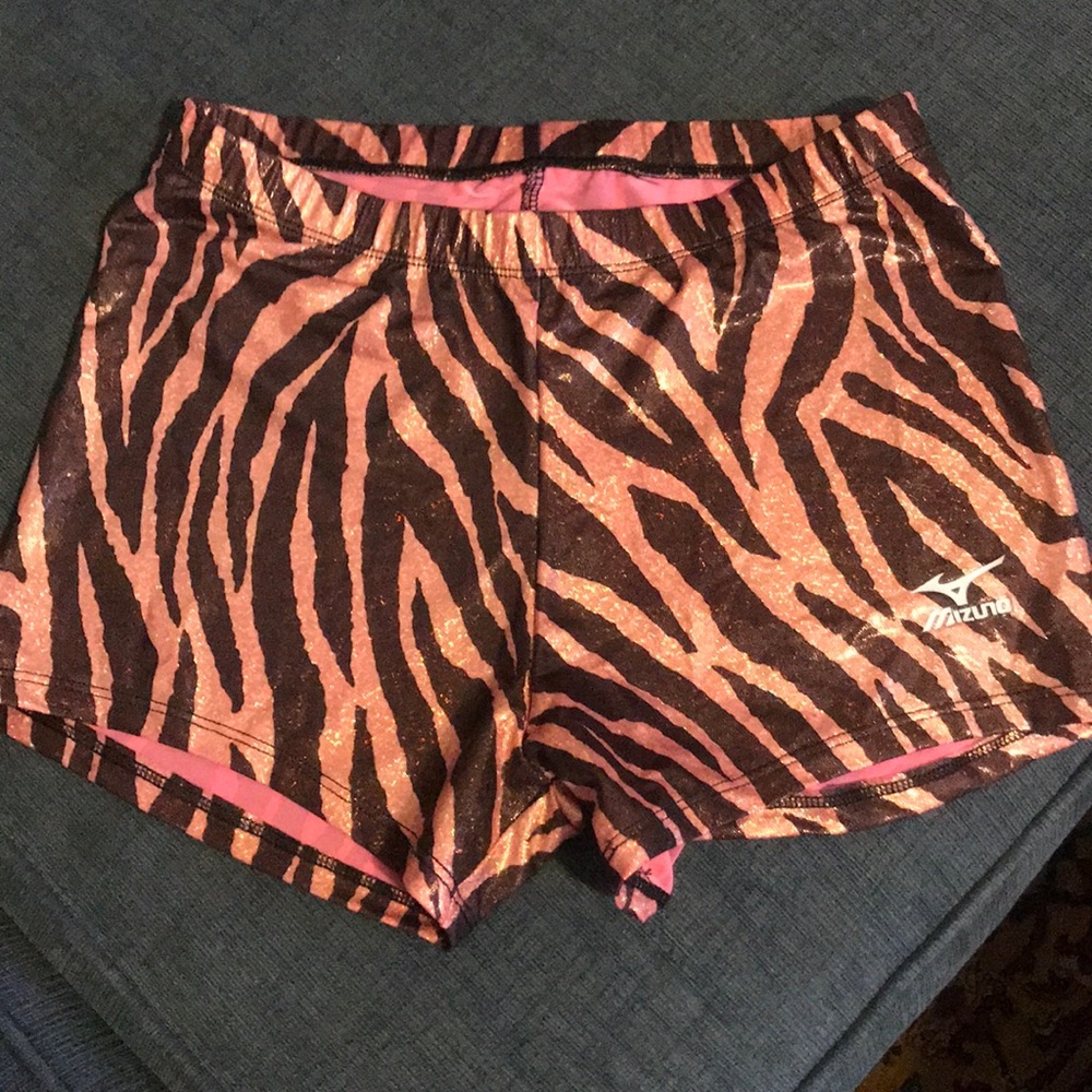 Mizuno Glitter Zebra Volleyball Short Sz M